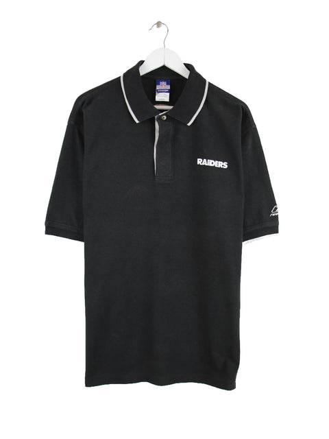 NFL 00s NFL Los Angeles Raiders Polo Schwarz L