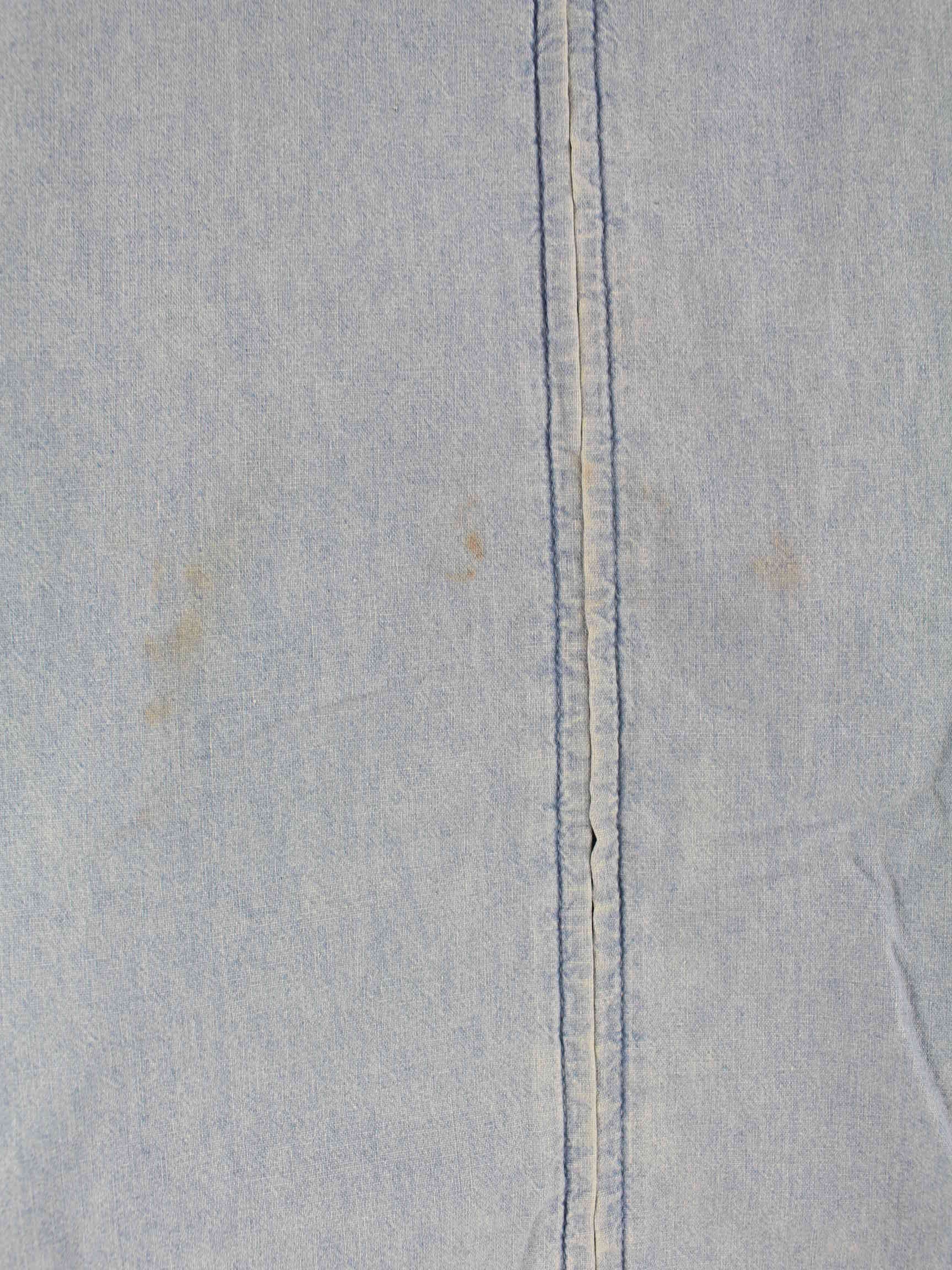 Ralph Lauren y2k Denim Harrington Jacke Blau XL (detail image 2)