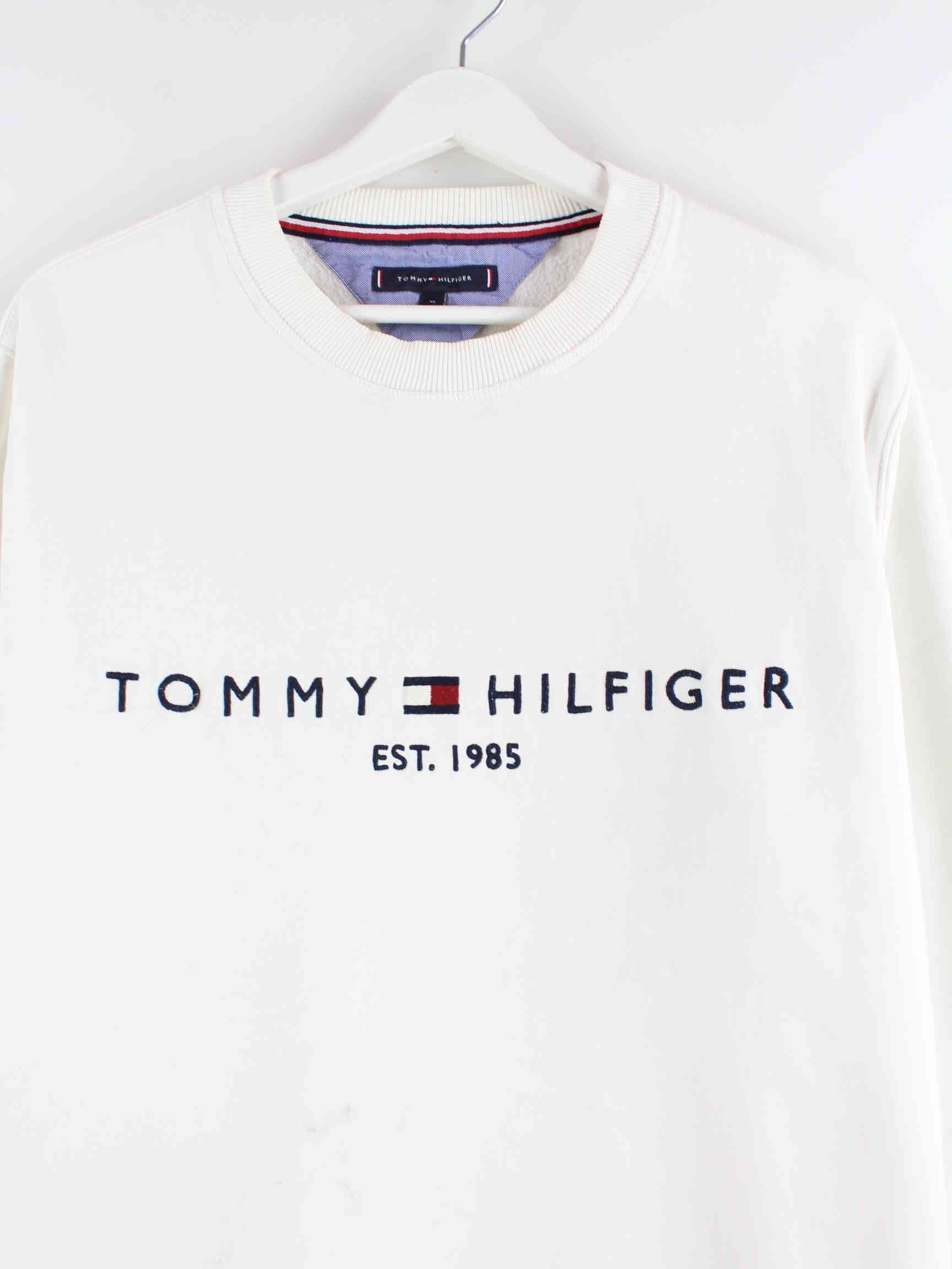 Tommy Hilfiger Embroidered Sweater Weiß XL (detail image 1)