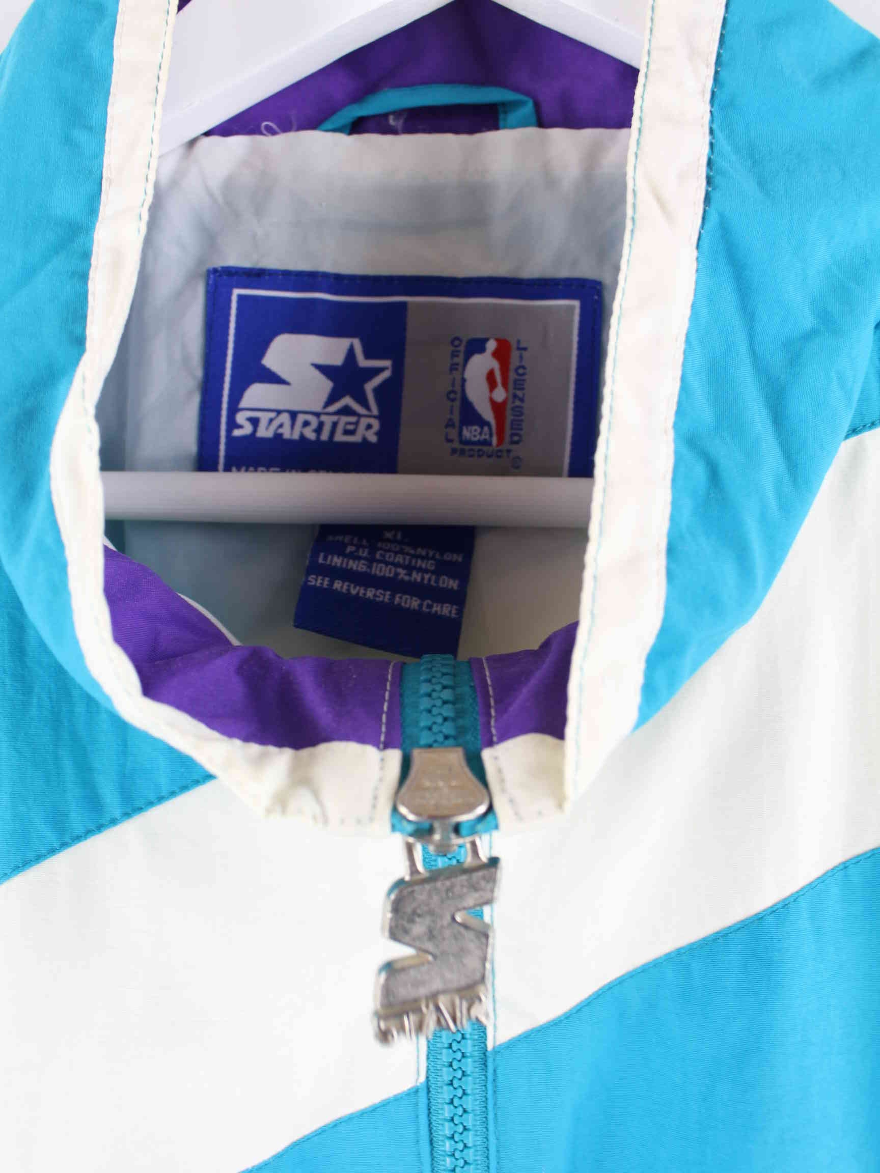 Starter 90s Vintage NBA Hornets Trainingsjacke Türkis XL (detail image 2)