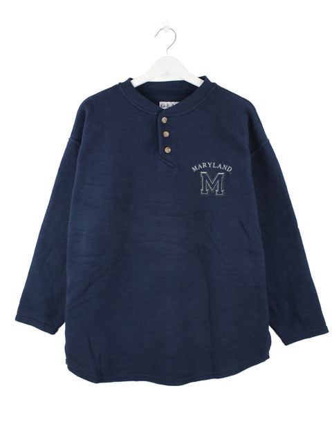 Gear for Sports 00s Half Button Maryland Print Sweater Blau L