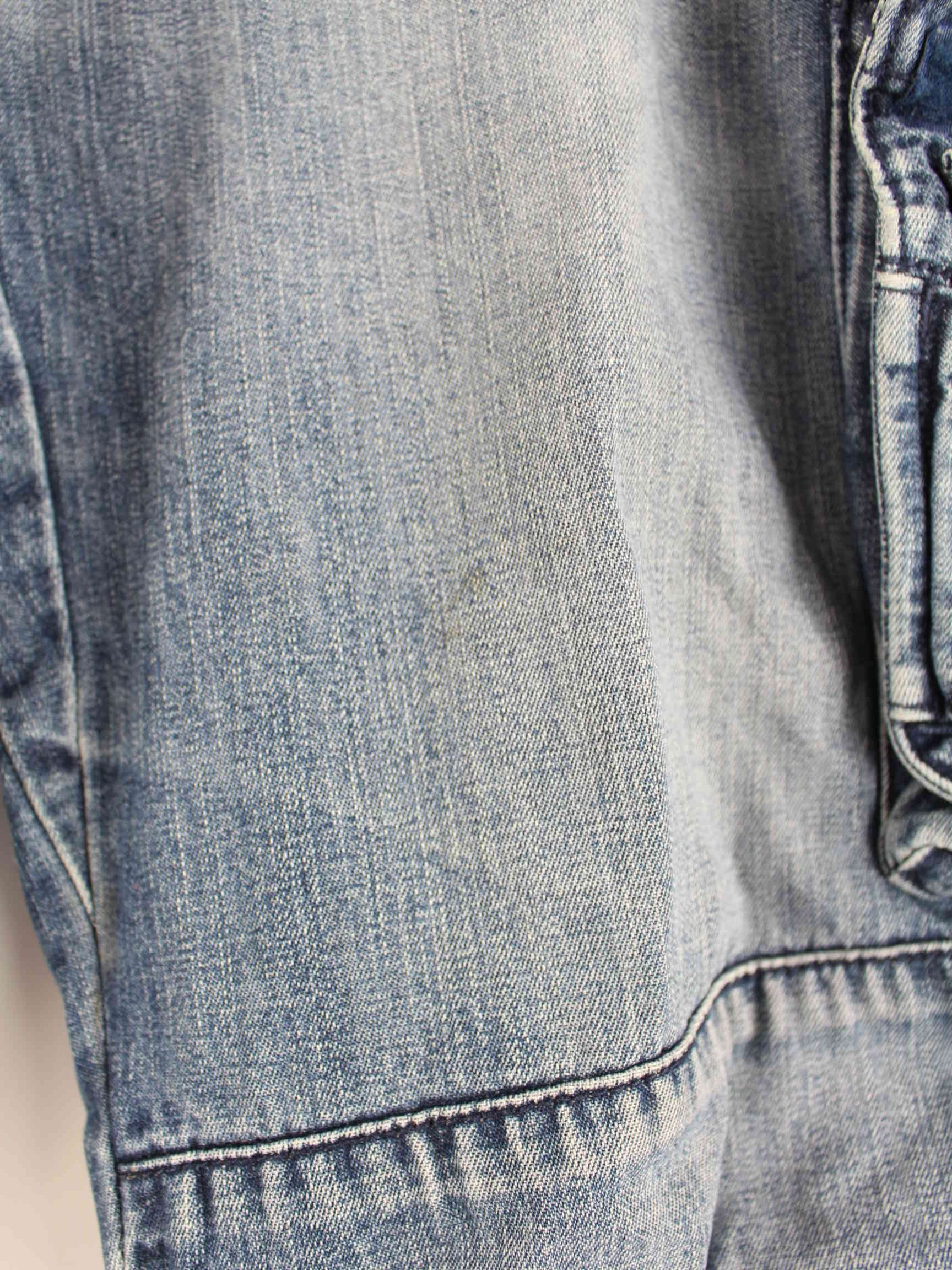 Engelbert Strauss y2k Embroidered Workwear Carpenter Jeans Blau (detail image 1)