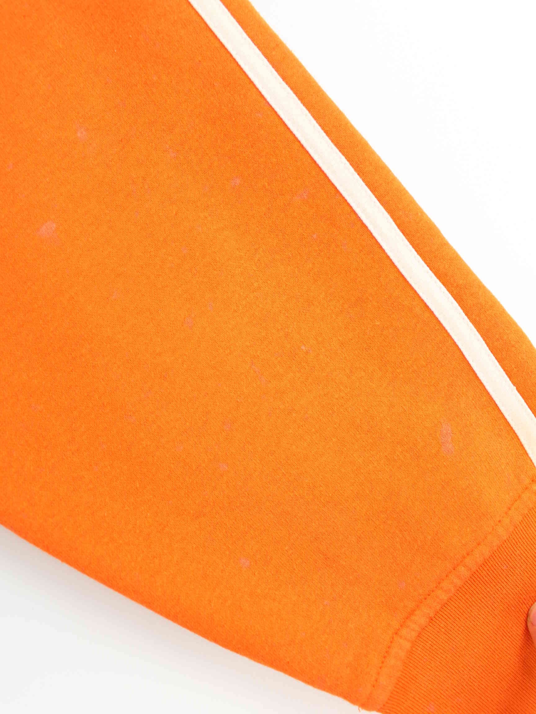 Vintage Holland Embroidered Sweatjacke Orange XXL (detail image 10)