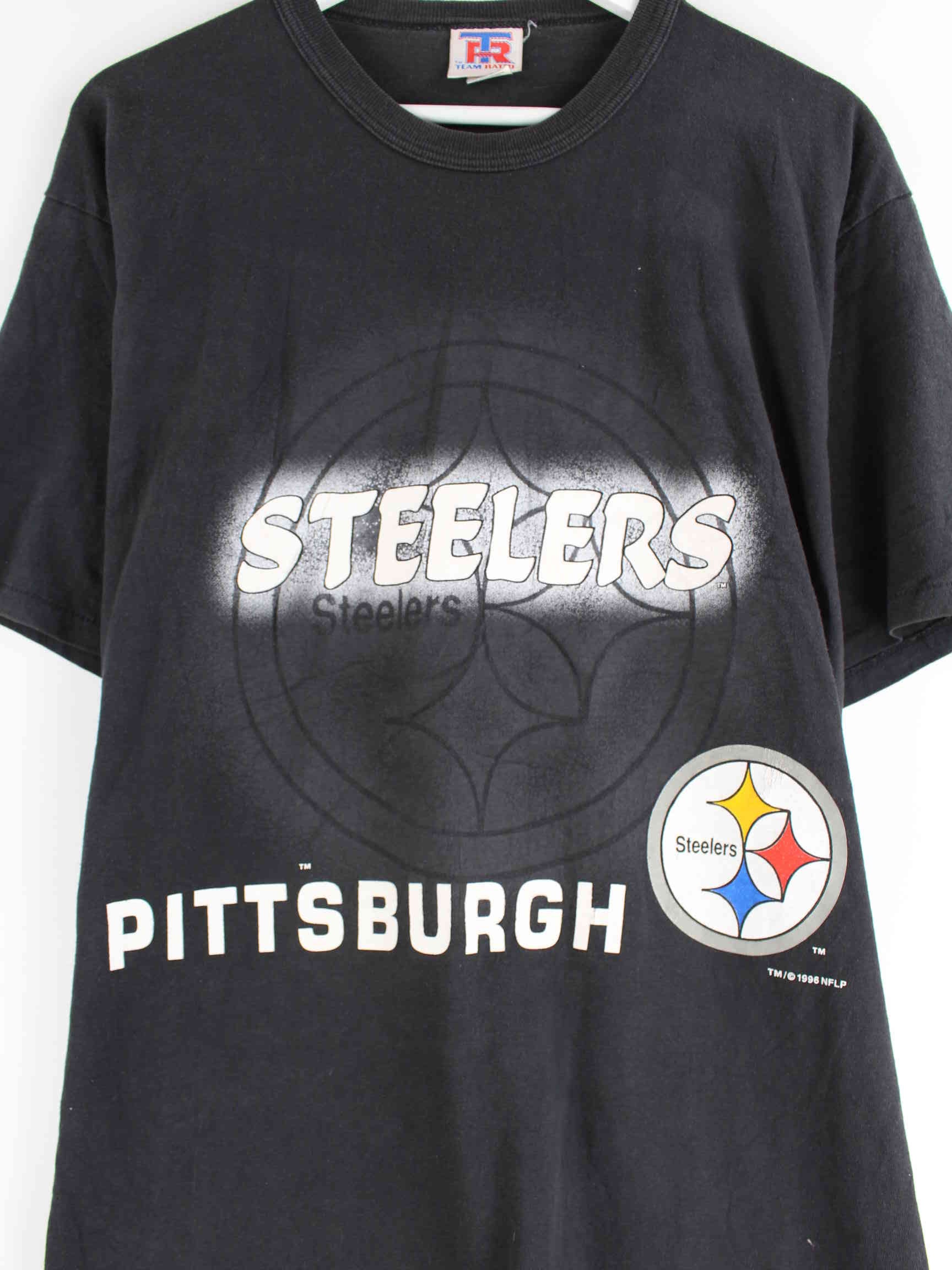 Team Rated 1996 Steelers Print T-Shirt Schwarz L (detail image 1)