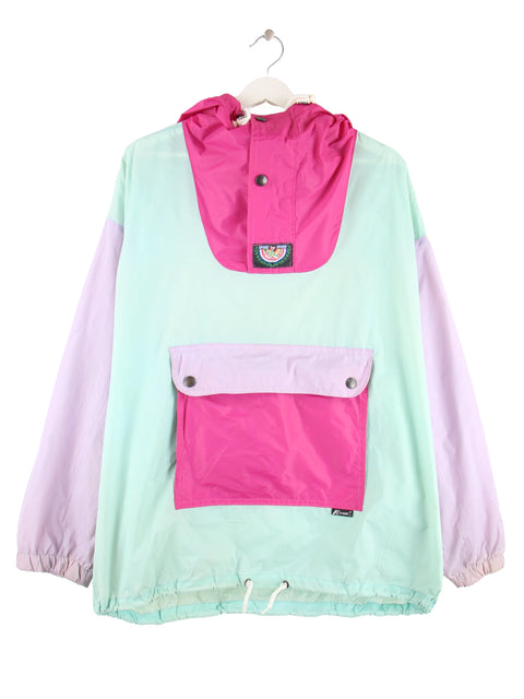 Vintage 90s Windbreaker Türkis M