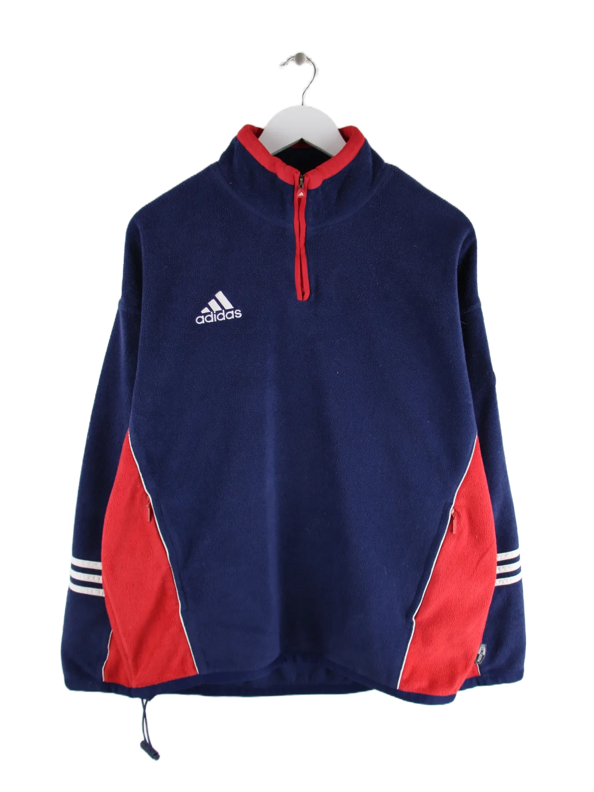 Adidas Fleece Blau M – Vorderseite