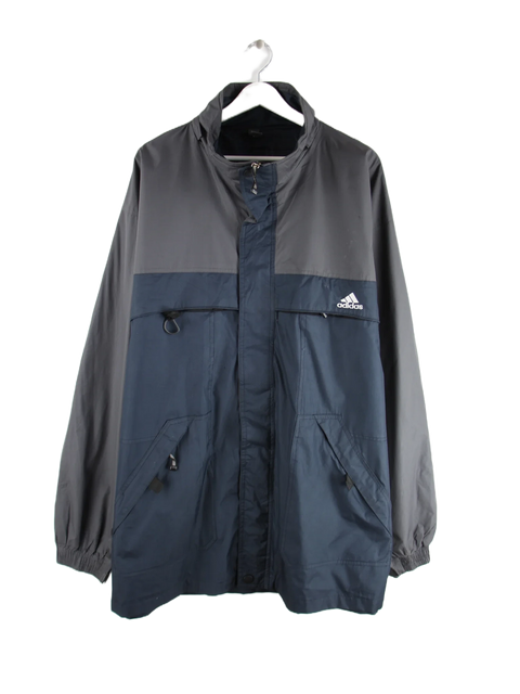 Adidas Leichte Jacke Grau 4XL – Vorderseite