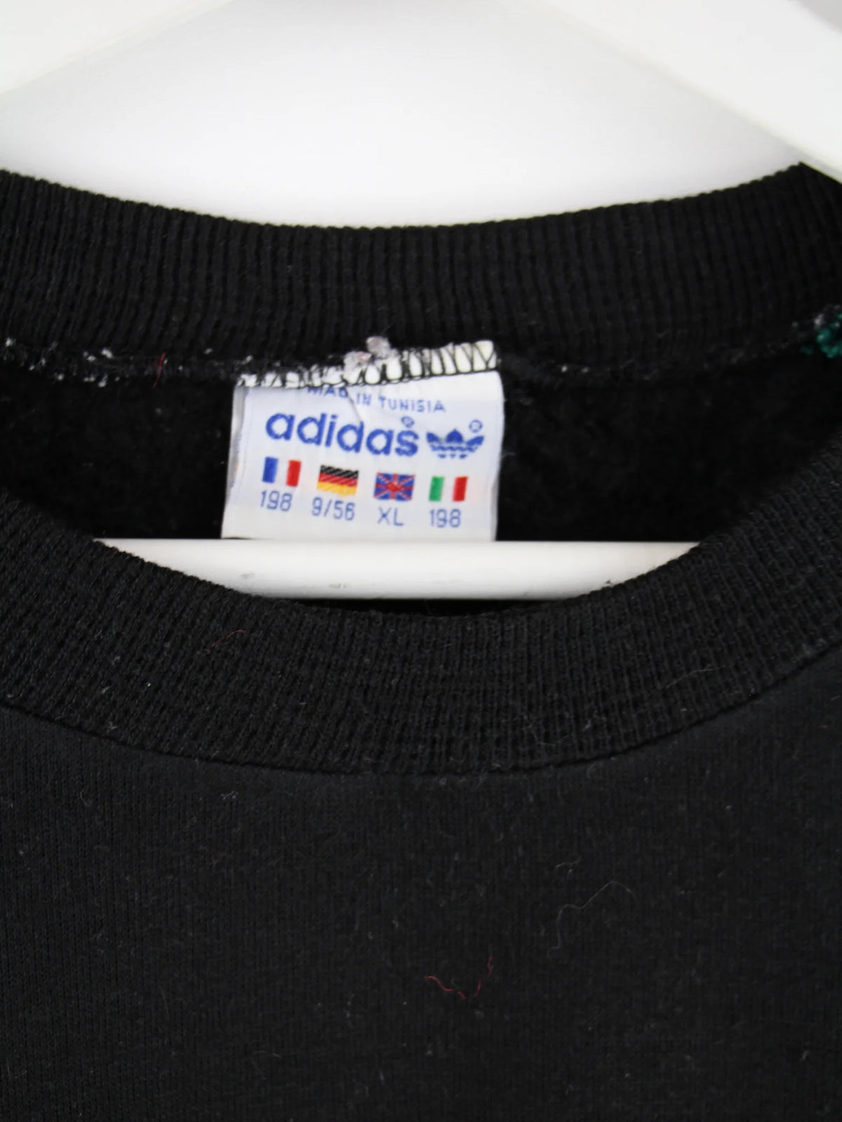 Adidas Sweater Schwarz 4XL – Etikett