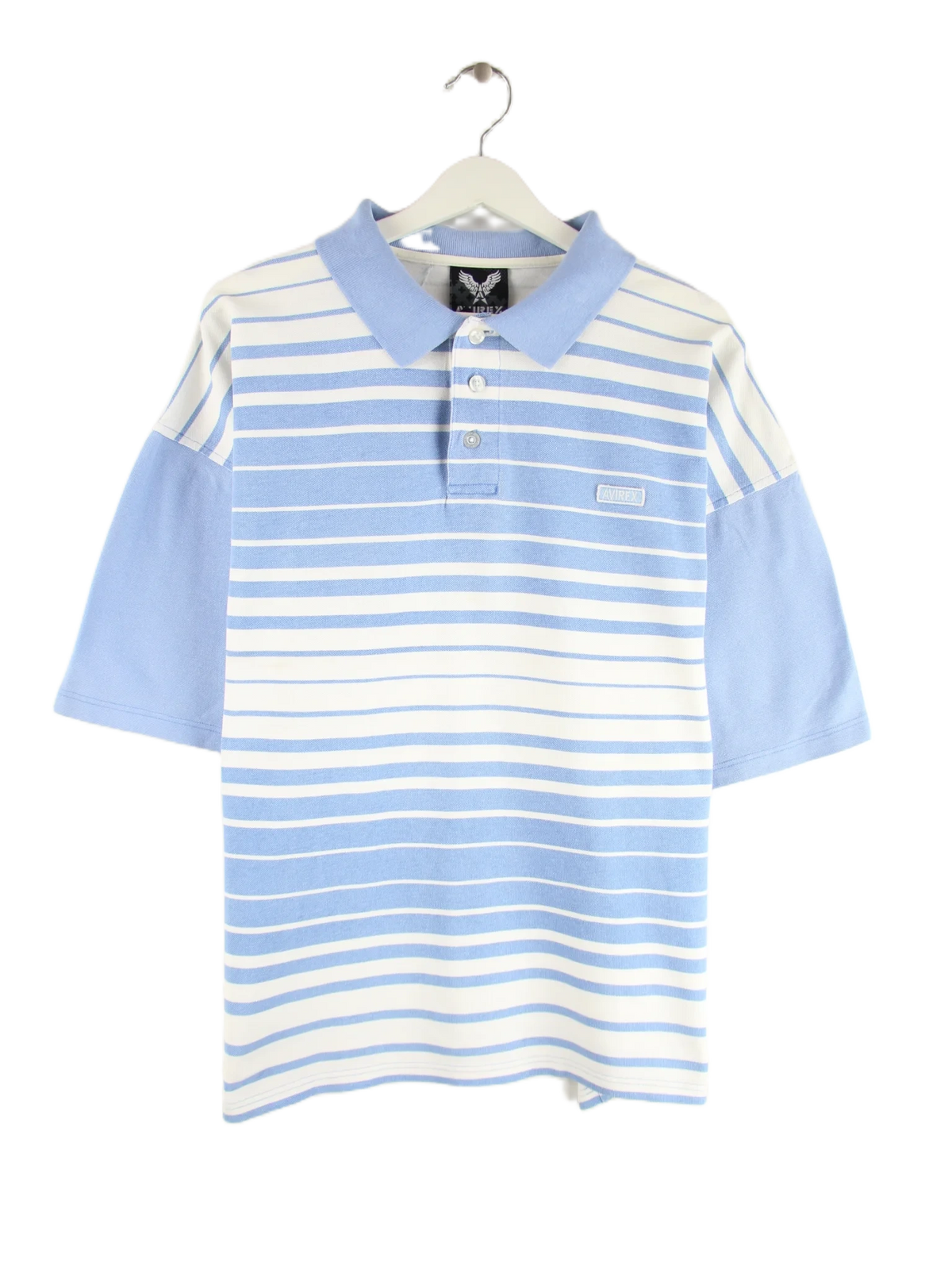 Avirex Polo Blau XL – Vorderseite