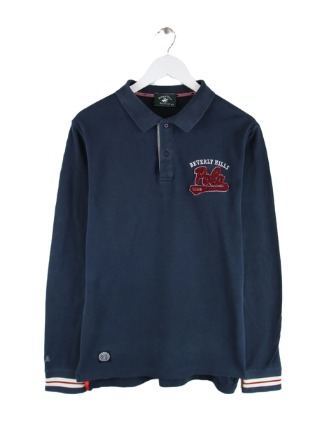 Beverly Hills Polo Club Polo Blau XL – Vorderseite