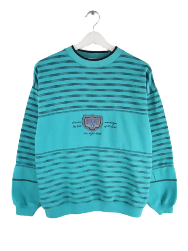 Bugle Boy Sweater Türkis M – Vorderseite