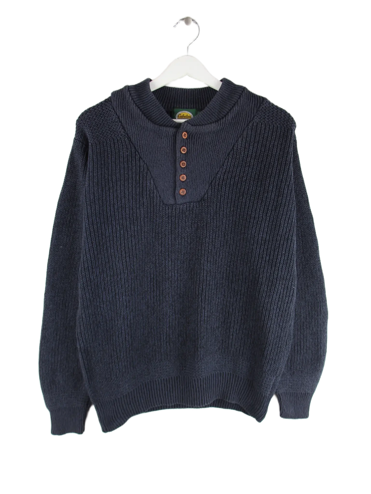 Cabela's Pullover Blau M – Vorderseite