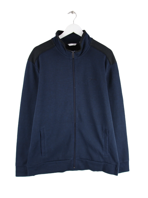 Calvin Klein Sweatjacke Blau XL – Vorderseite