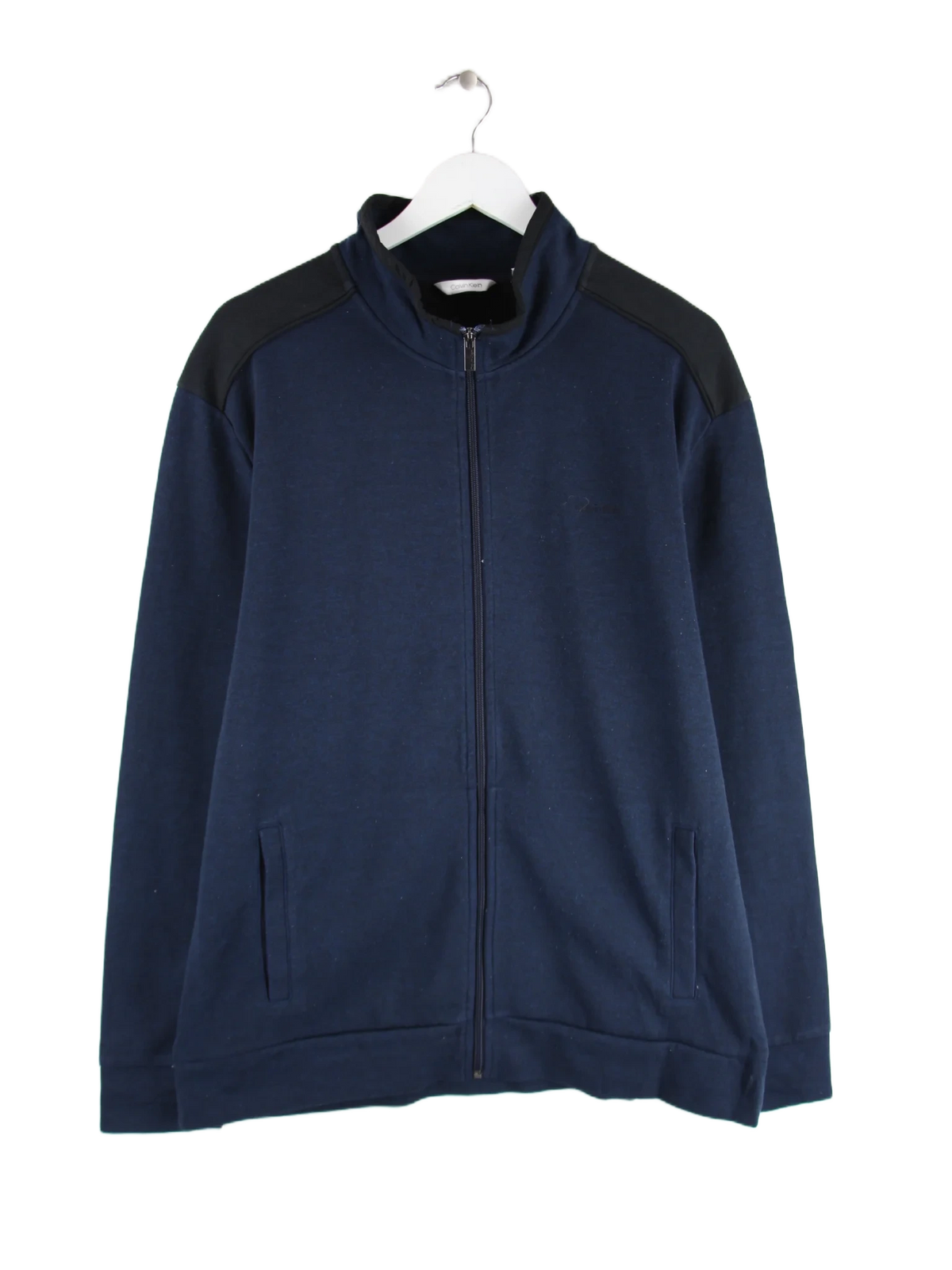 Calvin Klein Sweatjacke Blau XL – Vorderseite