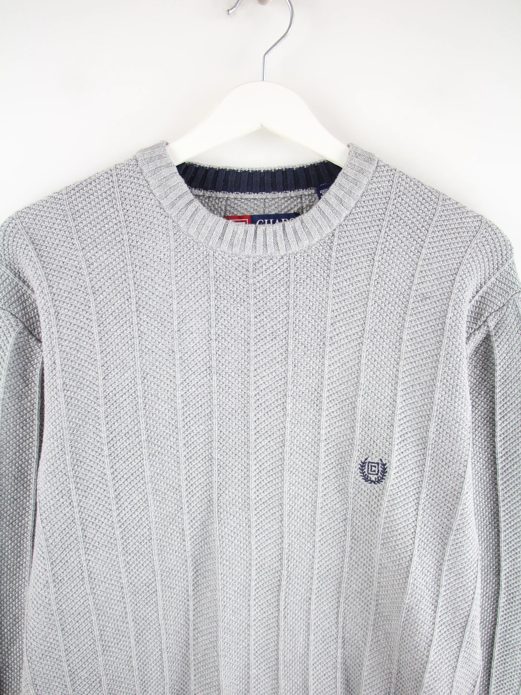 Chaps by Ralph Lauren Pullover Grau XL – Detailansicht Vorderseite