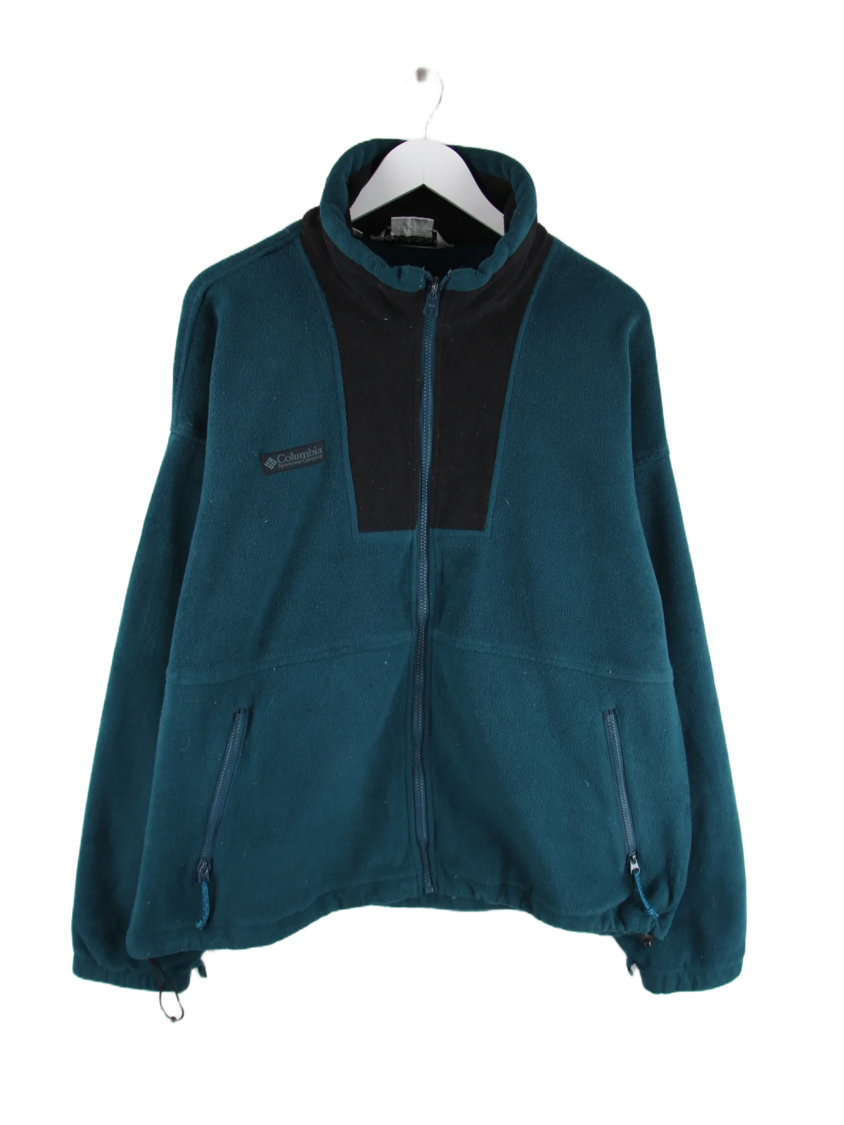 Columbia Fleece Grün XL – Vorderseite