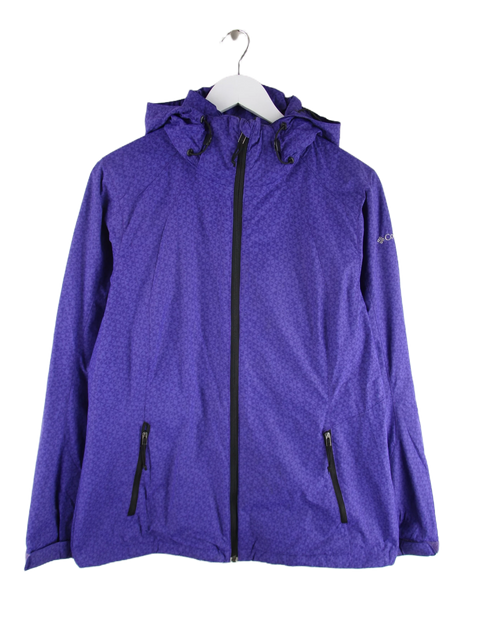 Columbia Leichte Jacke Lila M – Vorderseite