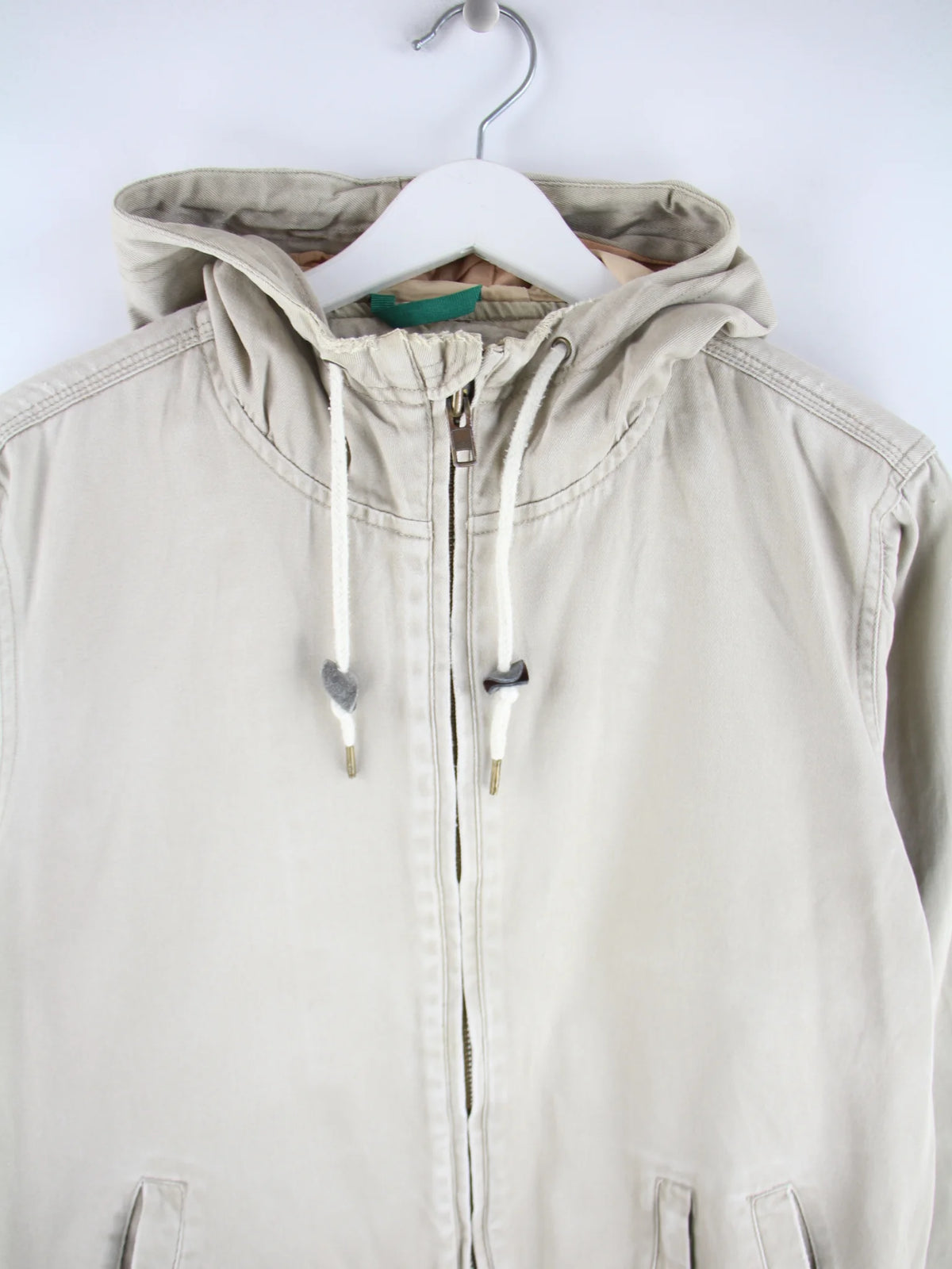 Dickies Leichte Jacke Beige S – Detailansicht Vorderseite