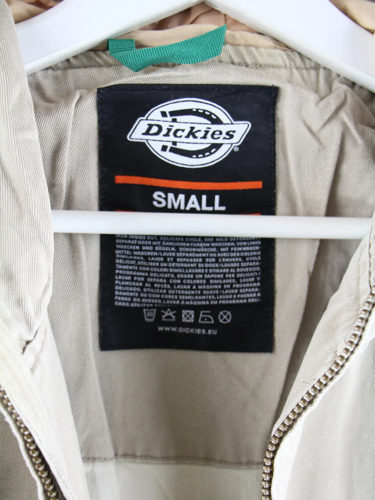 Dickies Leichte Jacke Beige S – Etikett