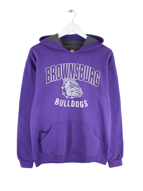 Fruit of the Loom Hoodie Lila M – Vorderseite