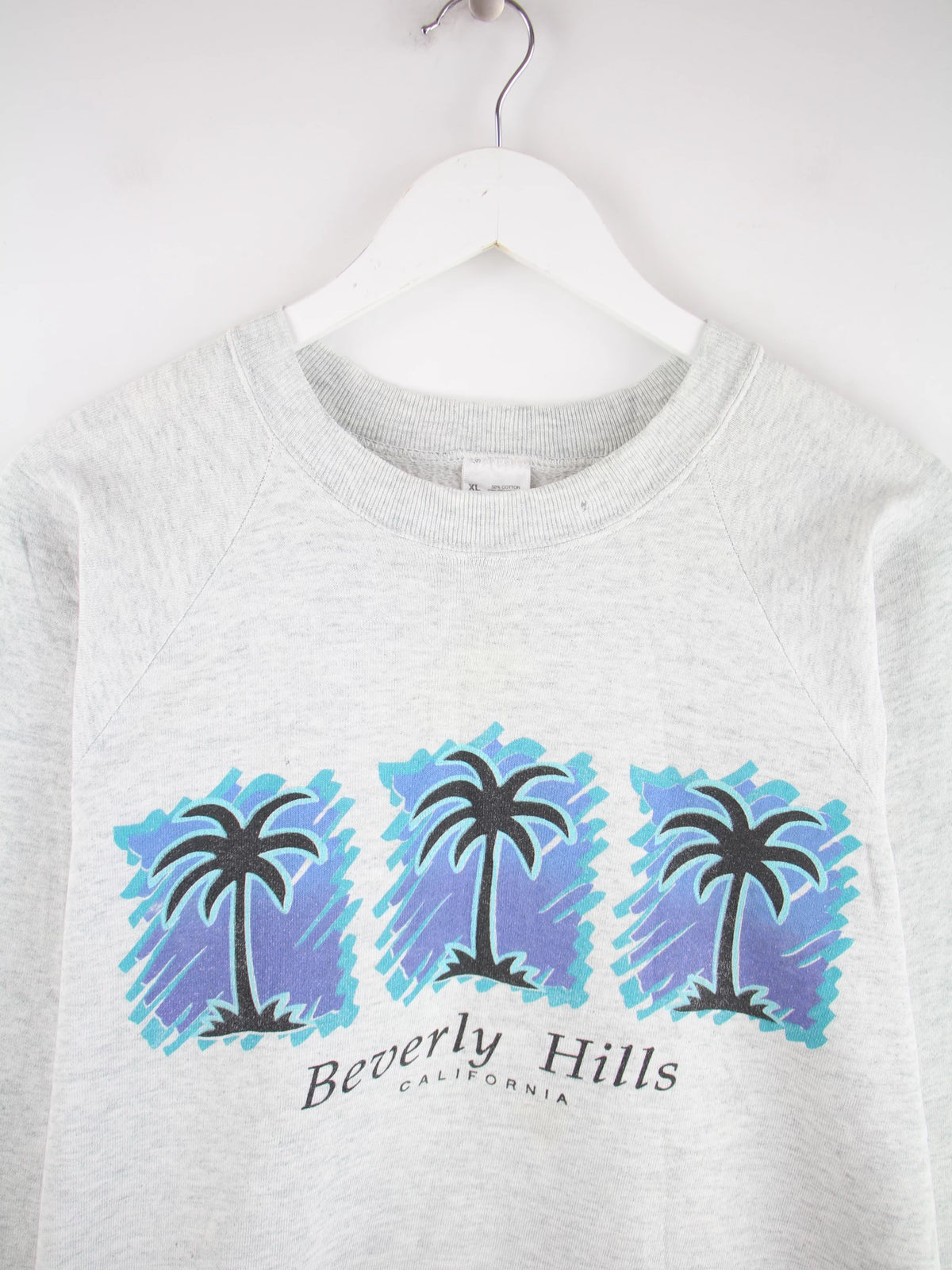 Fruit of the Loom Sweater Grau XL – Detailansicht Vorderseite