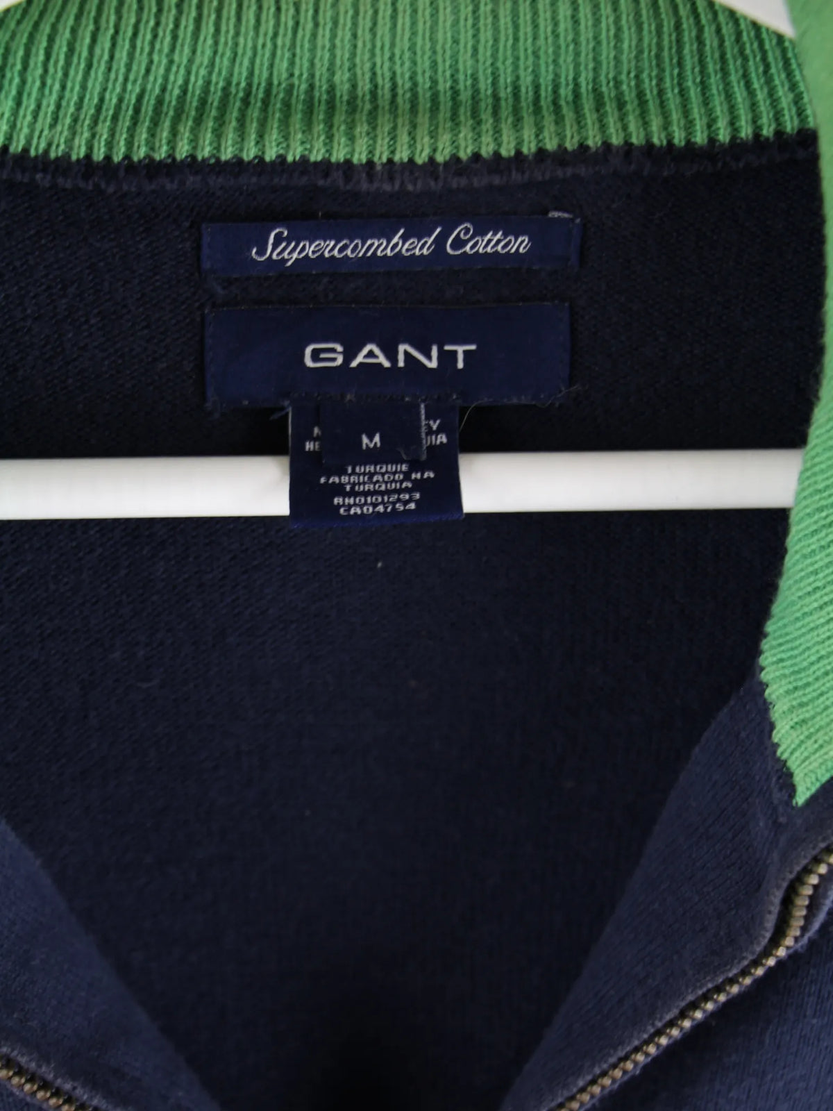 Gant Pullover Blau M – Etikett