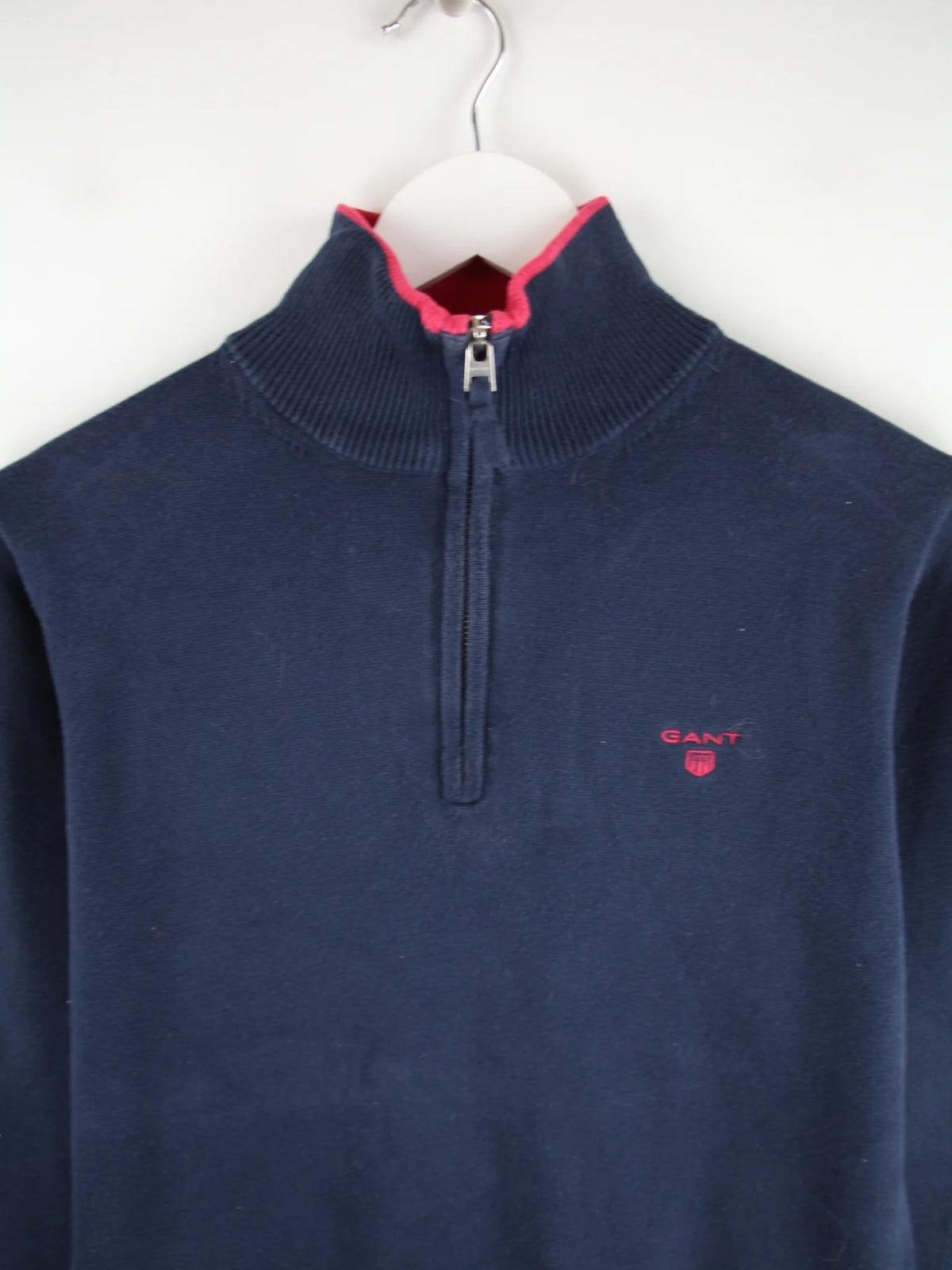 Gant Pullover Blau S – Detailansicht Vorderseite
