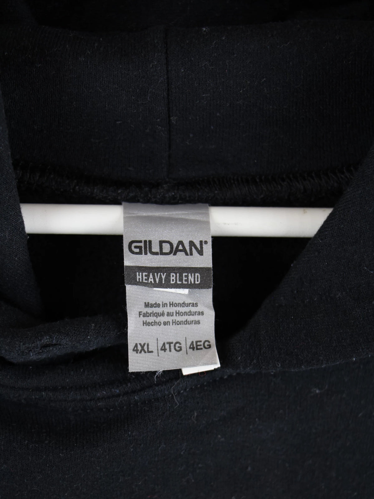 Gildan Hoodie Schwarz 4XL – Detailbild 1
