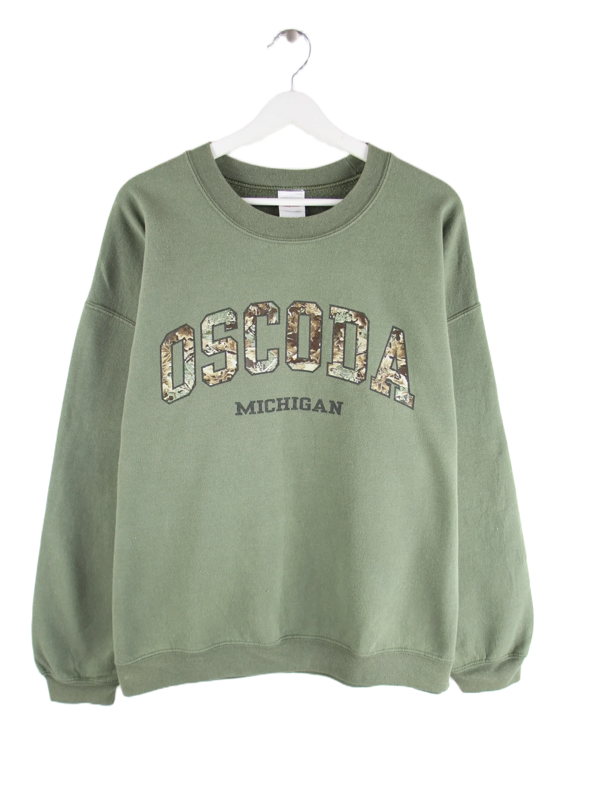 Gildan Sweater Grün XL – Vorderseite