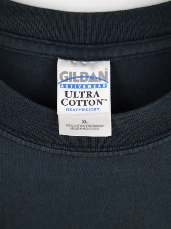 Gildan T-Shirt Schwarz XL – Detailansicht Vorderseite