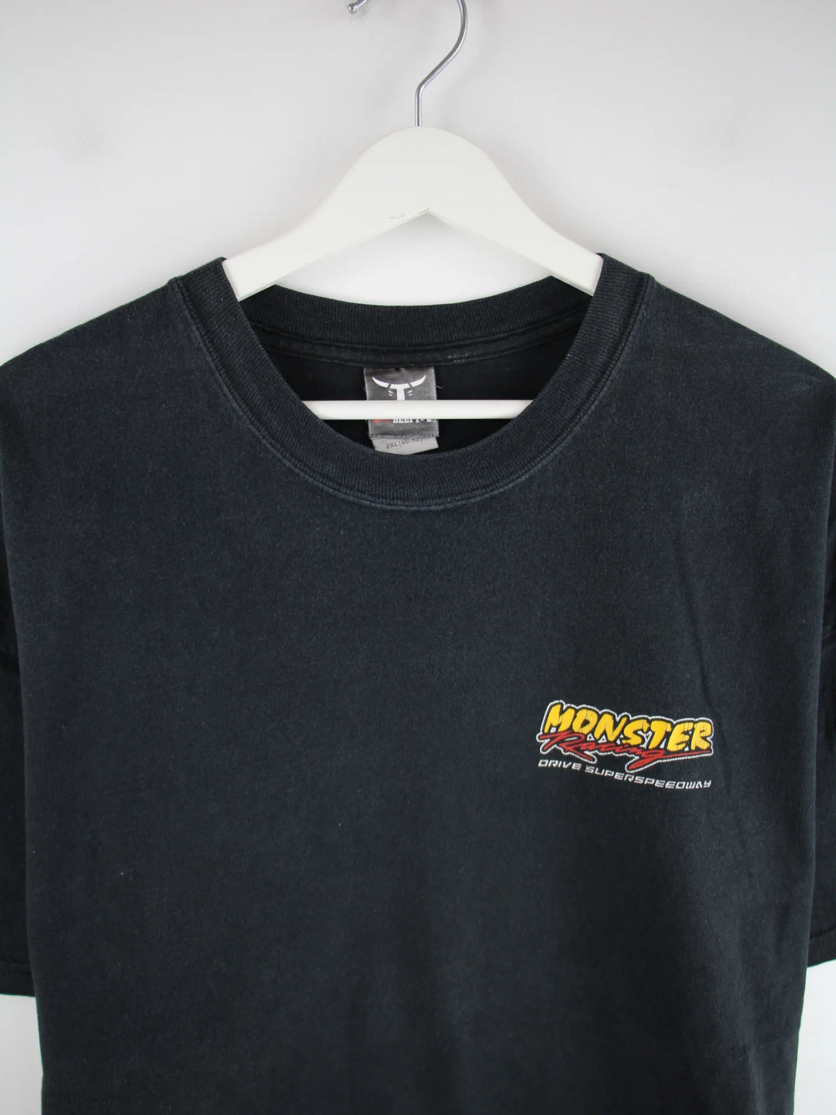 Hanes T-Shirt Schwarz XXL – Detailansicht Vorderseite