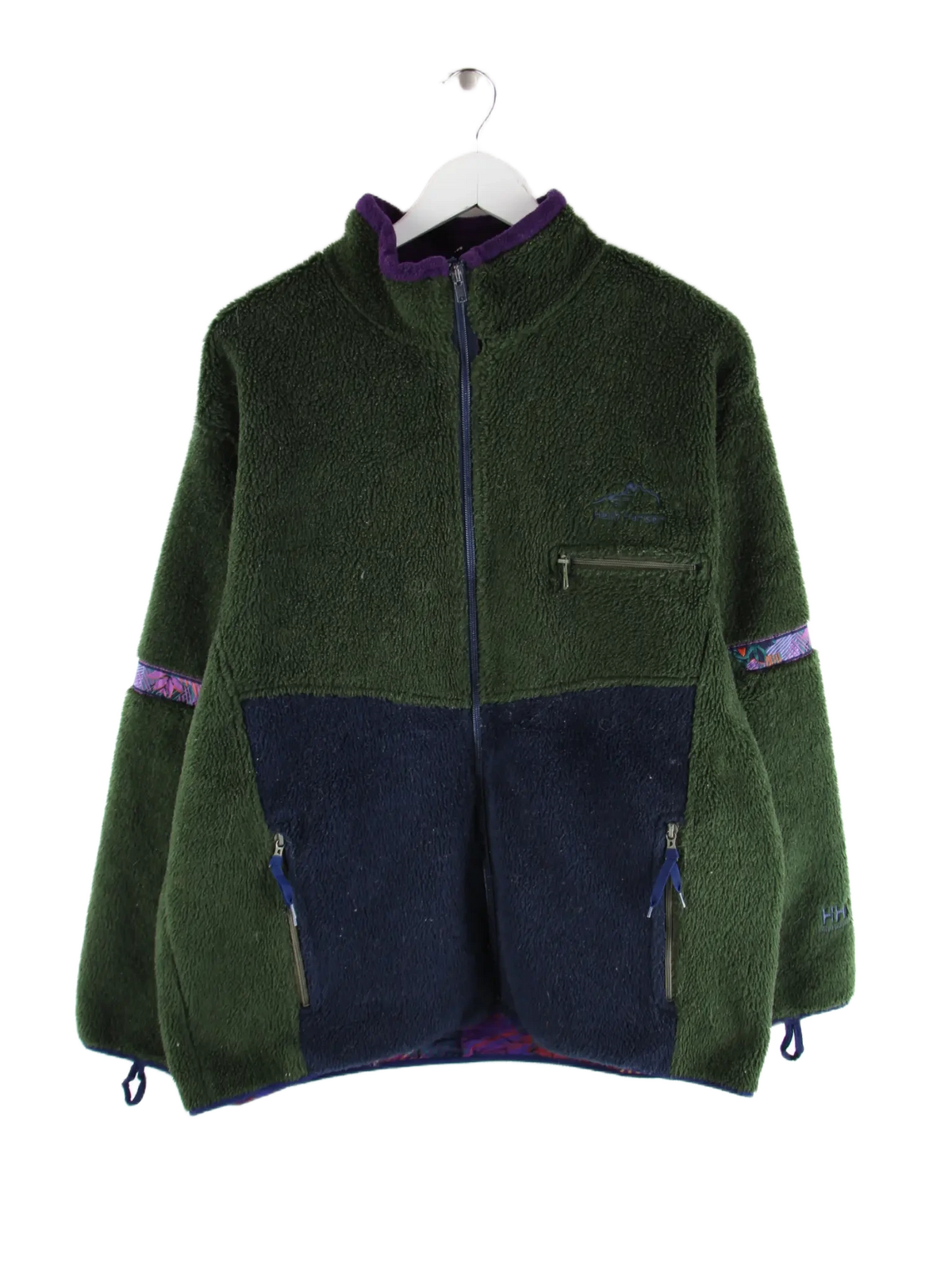 Helly Hansen Fleece Grün L – Vorderseite