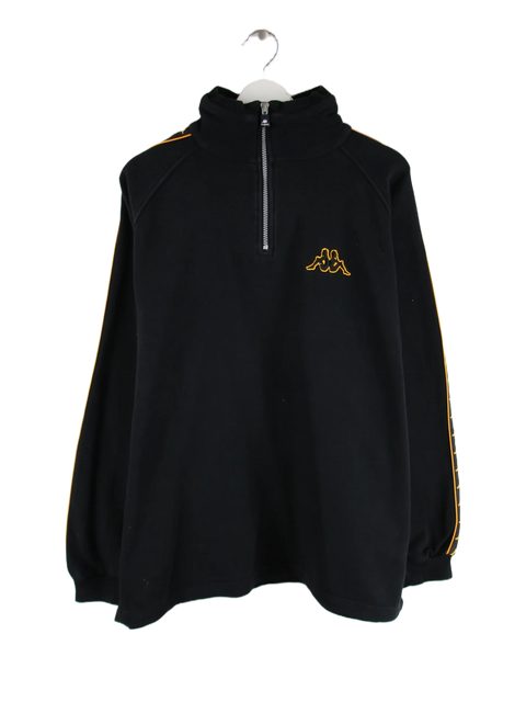 Kappa Sweater Schwarz XXL – Vorderseite