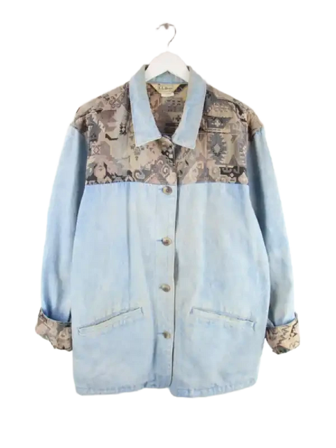 L.L. Bean Jeansjacke Blau M – Vorderseite