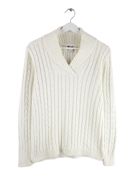 L.L. Bean Pullover Beige S – Vorderseite