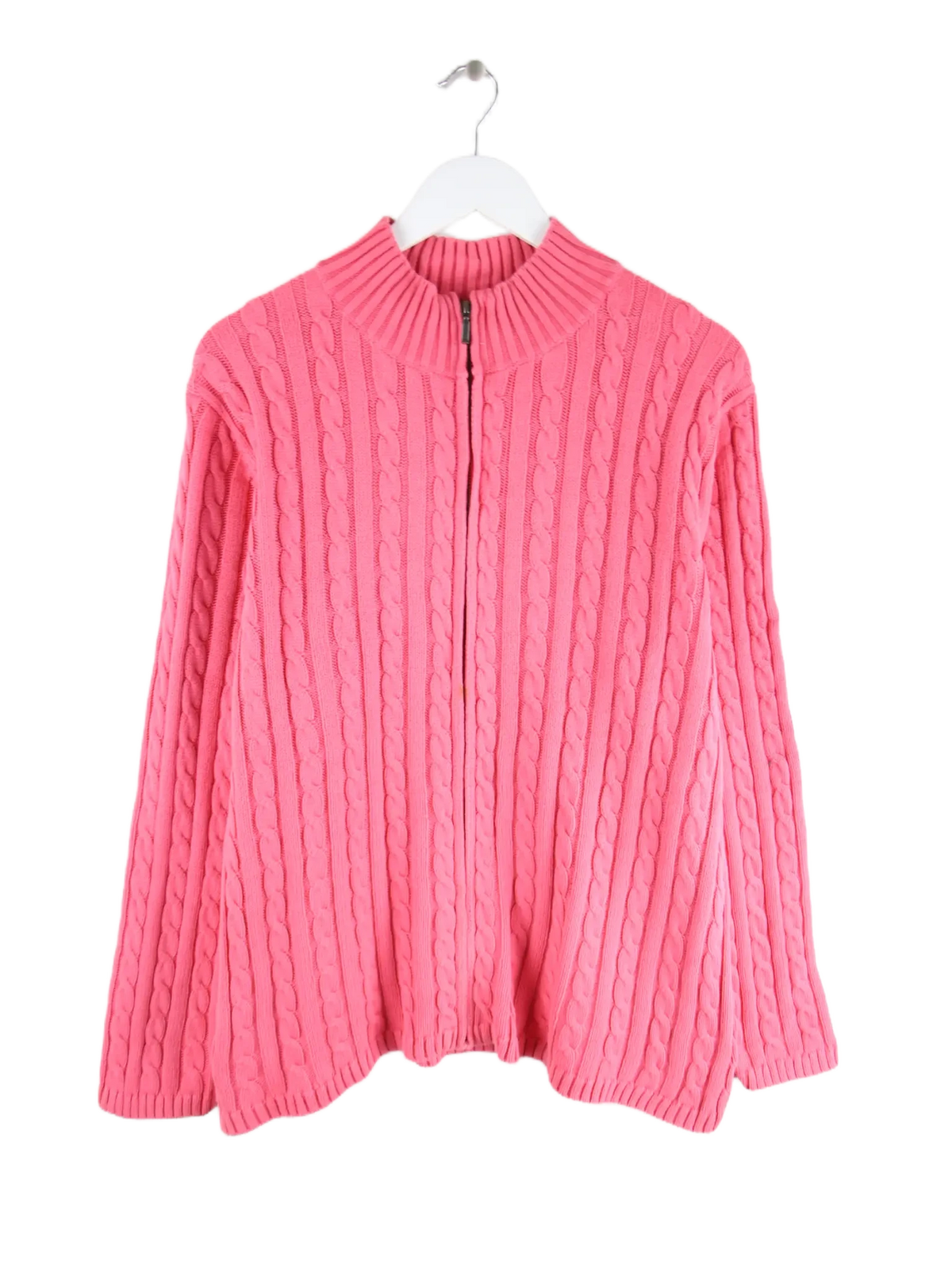L.L. Bean Strickjacke Pink XXL – Vorderseite