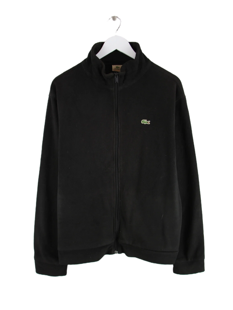 Lacoste Fleece Schwarz XL – Vorderseite