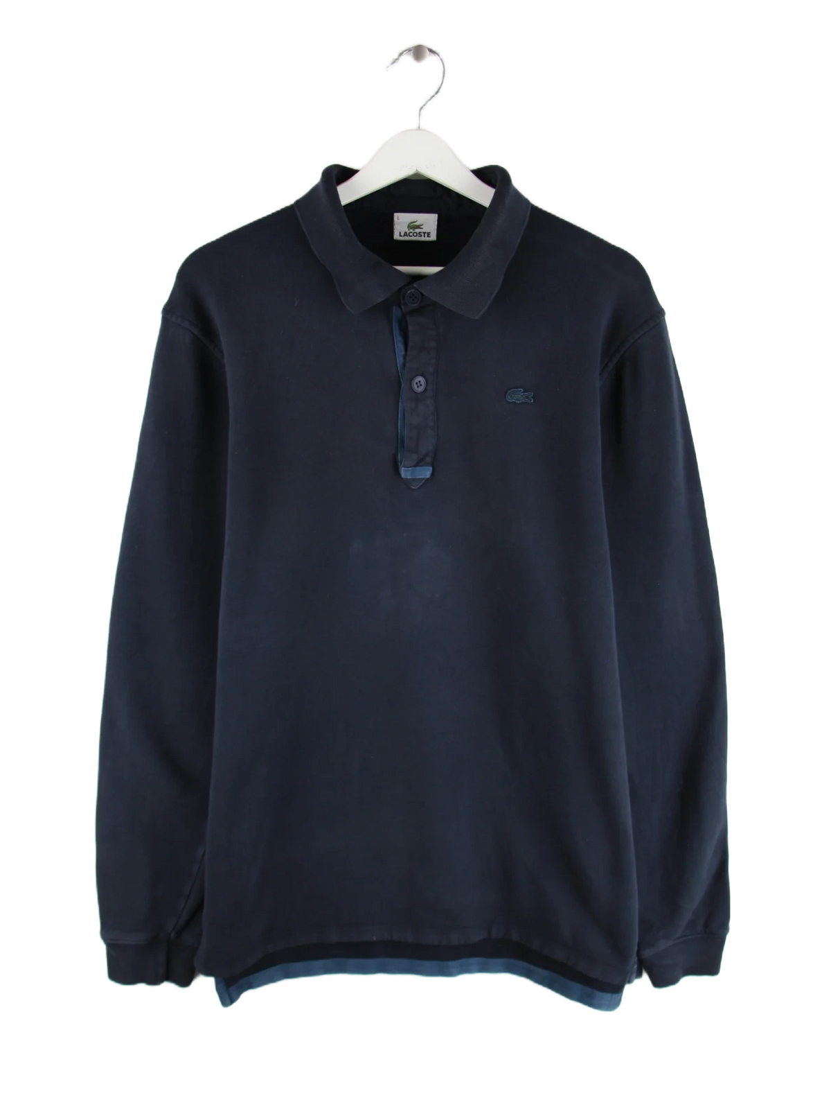 Lacoste Polo Blau L – Vorderseite