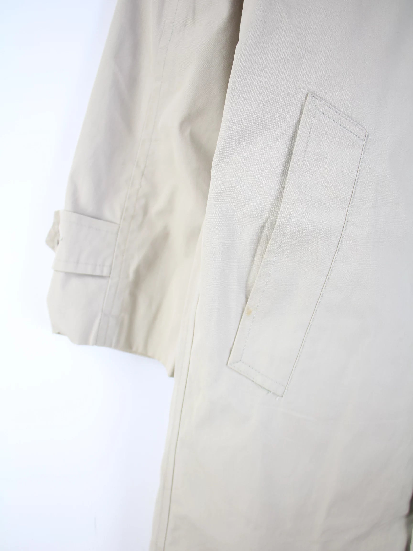 London Fog Mantel Beige S – Etikett