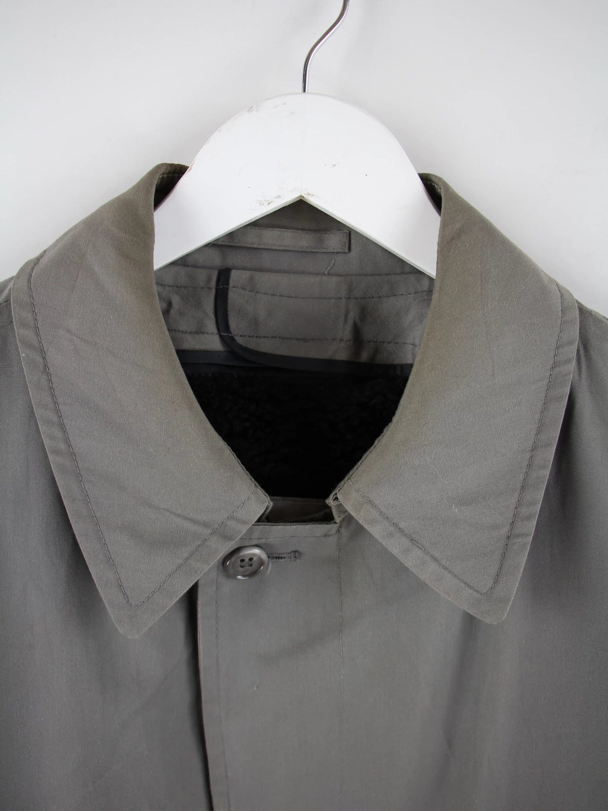 London Fog Mantel Grau XL – Etikett