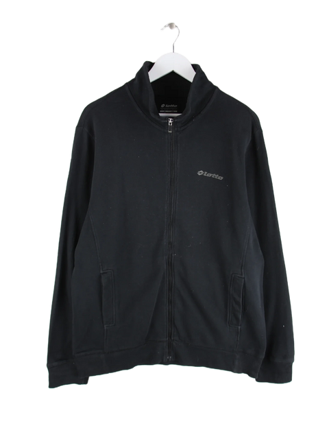 Lotto Sweatjacke Schwarz XL – Vorderseite