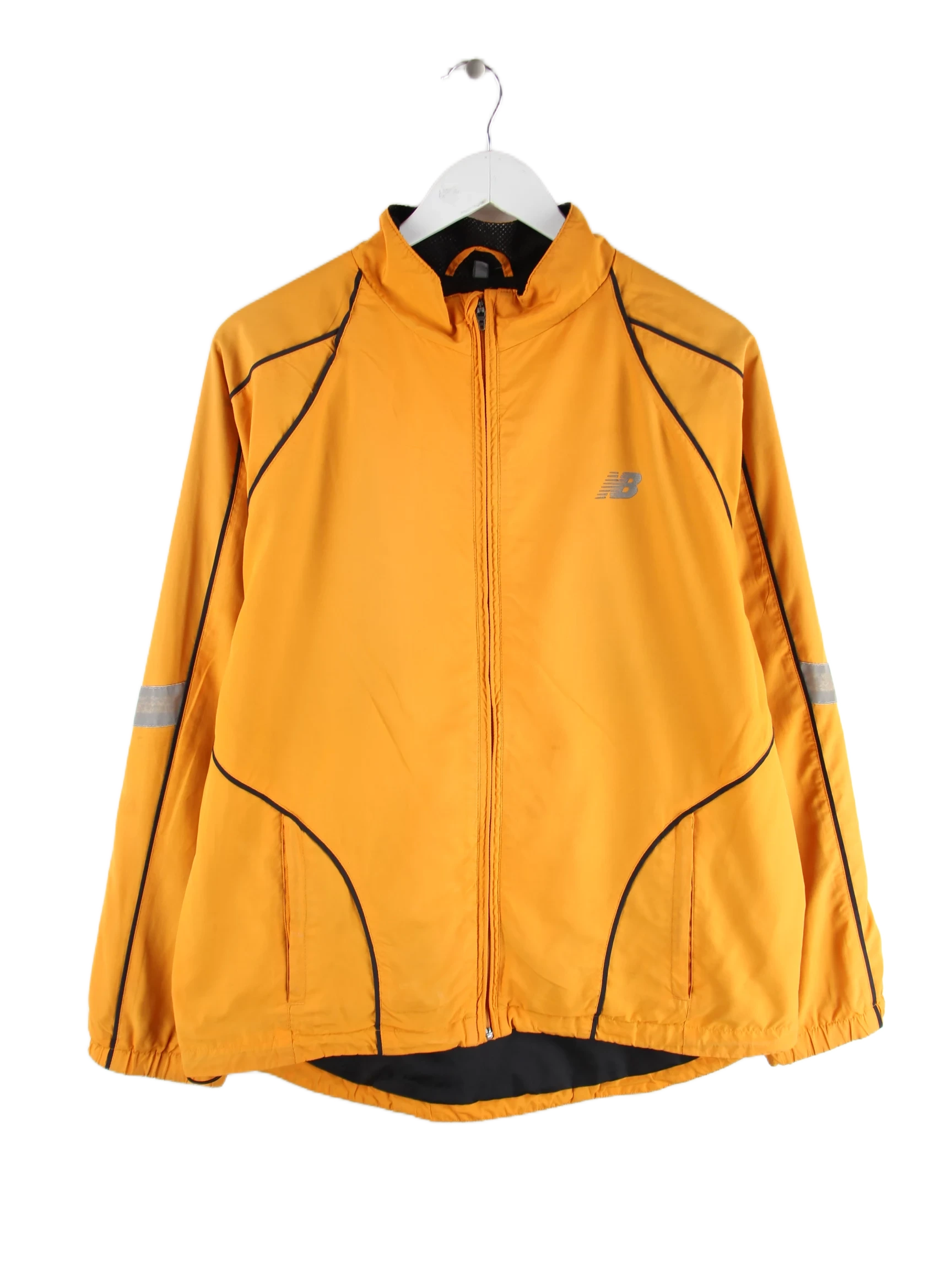 New Balance Leichte Jacke Orange M – Vorderseite