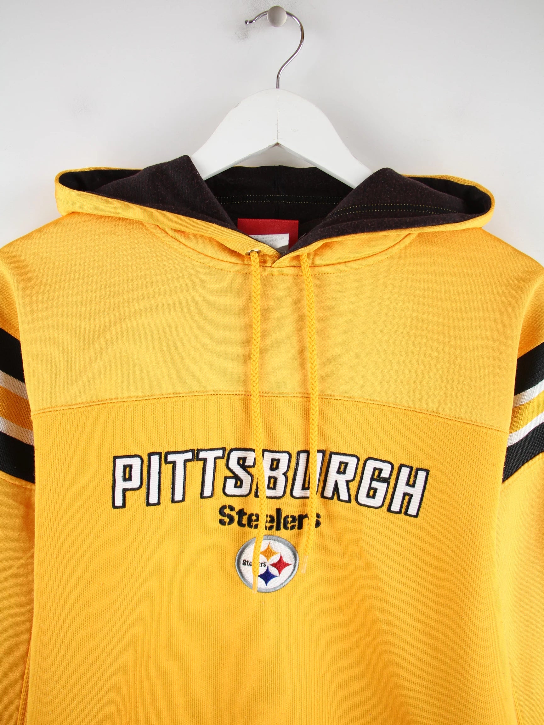 NFL Hoodie Gelb M – Detailansicht Vorderseite