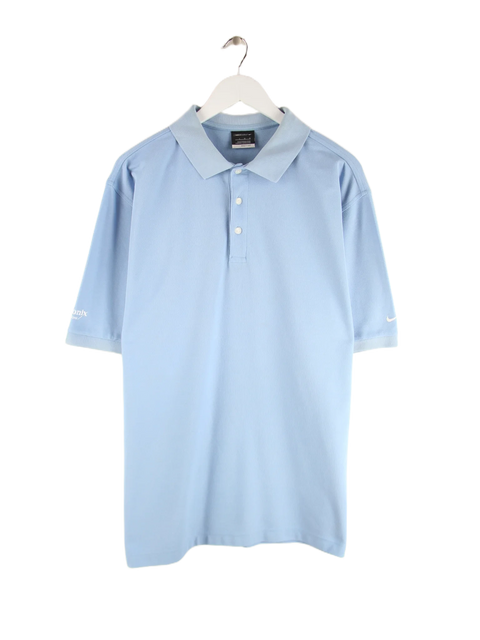 Nike Polo Blau L – Vorderseite