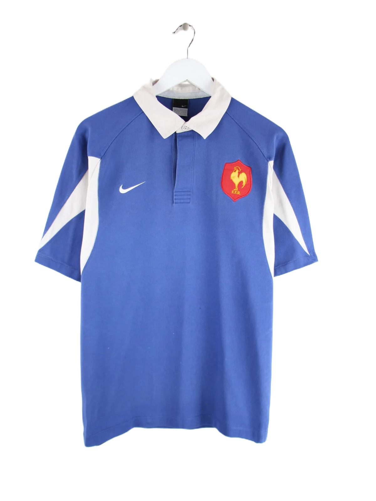 Nike Polo Blau L – Vorderseite