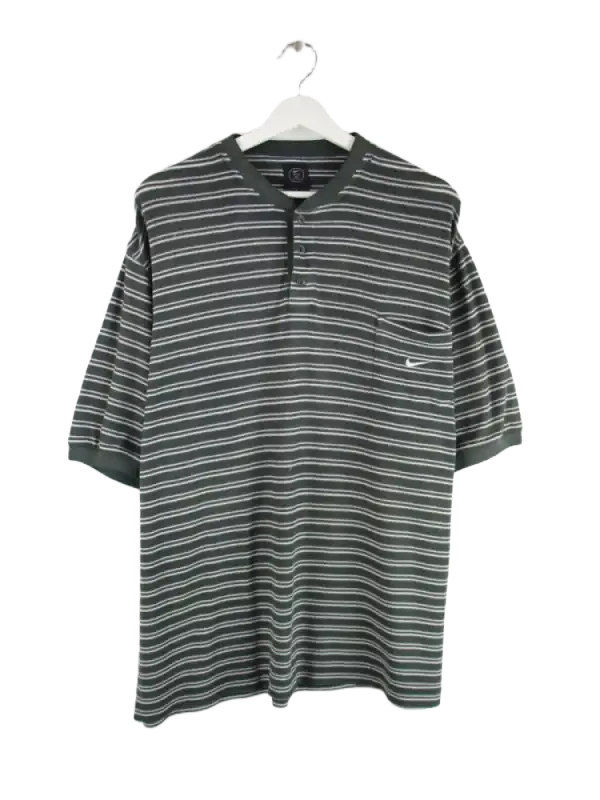 Nike Polo Grün L – Vorderseite