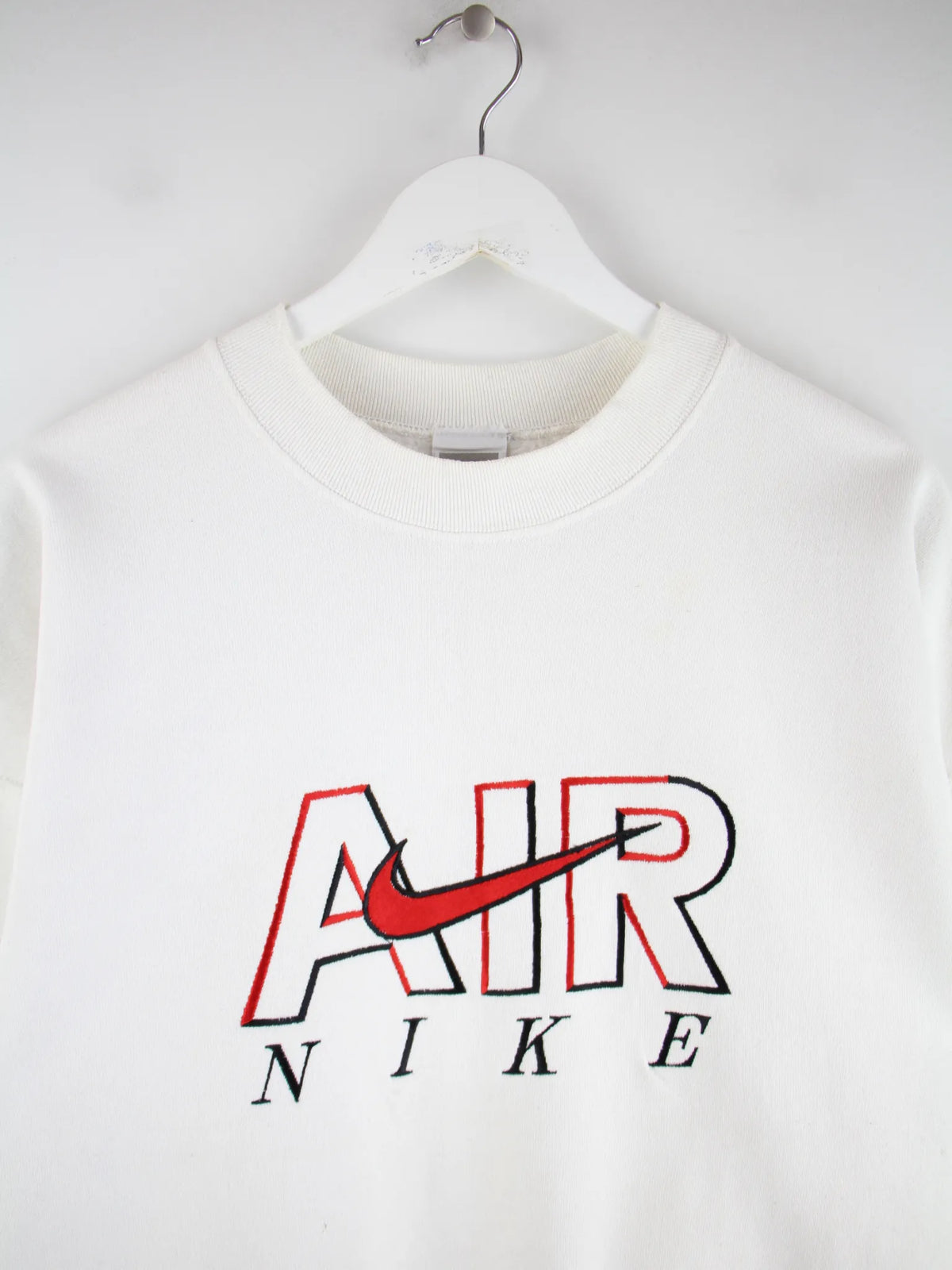 Nike Sweater Weiß XL – Detailansicht Vorderseite