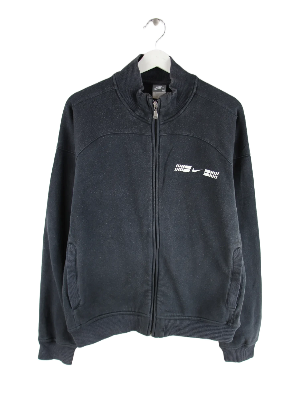 Nike Sweatjacke Schwarz M – Vorderseite