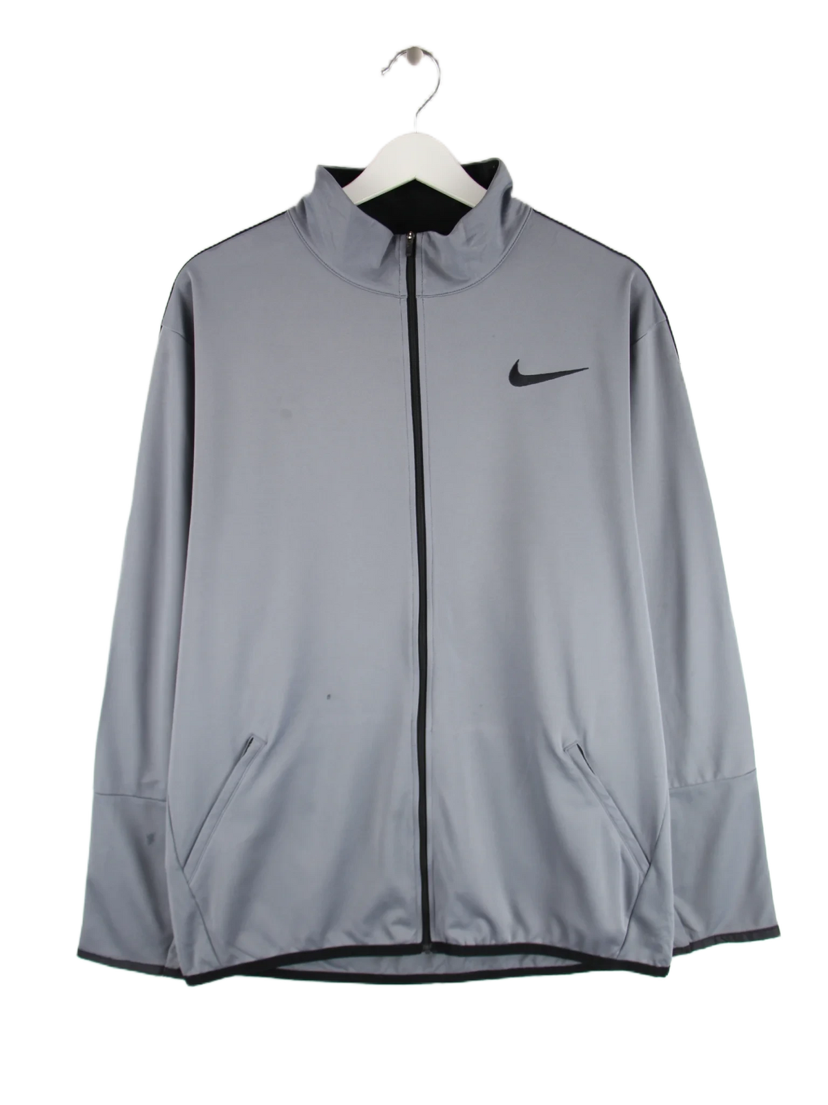 Nike Trainingsjacke Grau XL – Vorderseite