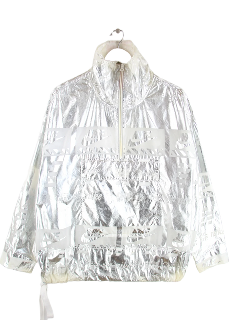Nike Windbreaker Grau M – Vorderseite